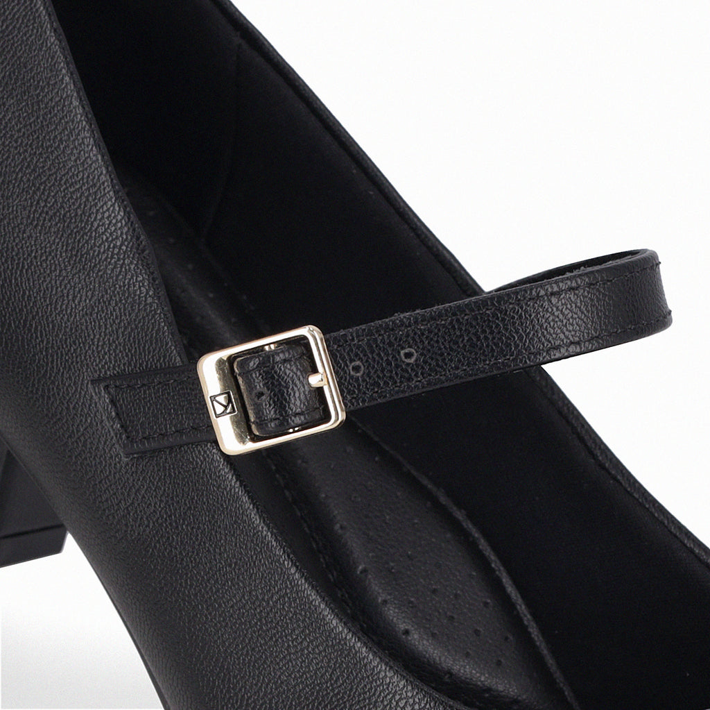 Zapato Mary Jane Mujer Negro Laura 01 Piccadilly