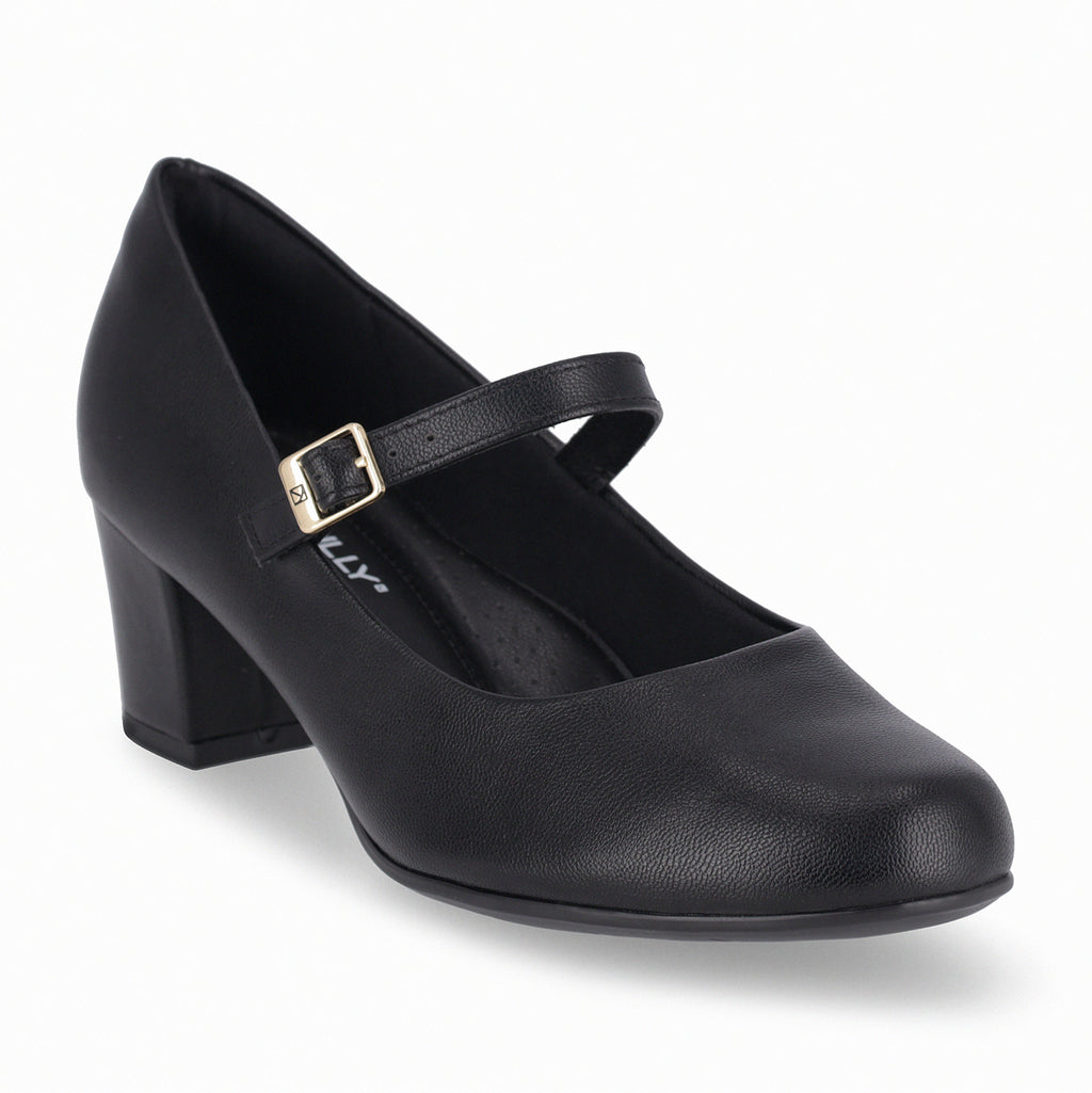 Zapato Mary Jane Mujer Negro Laura 01 Piccadilly