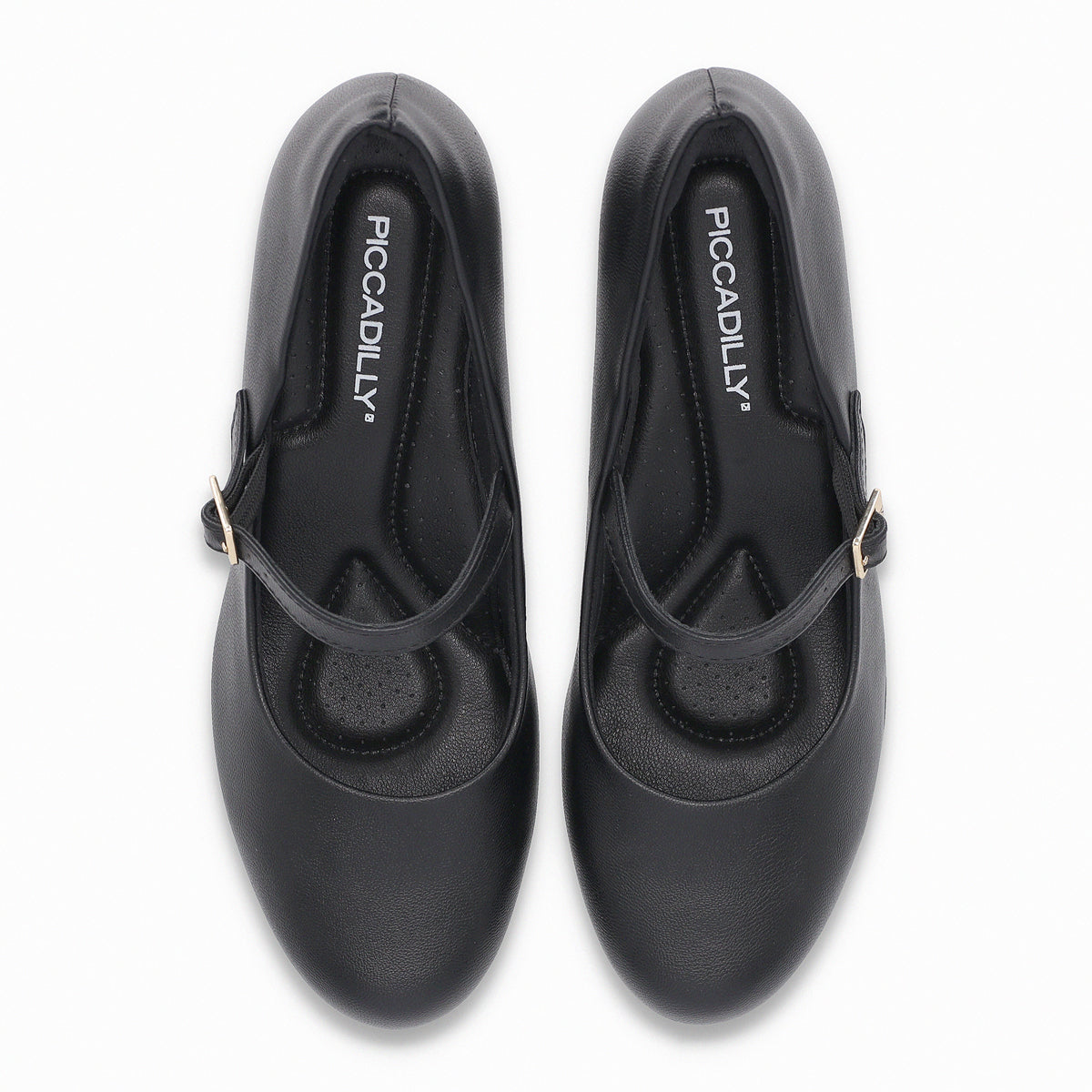 Zapato Mary Jane Mujer Negro Laura 01 Piccadilly