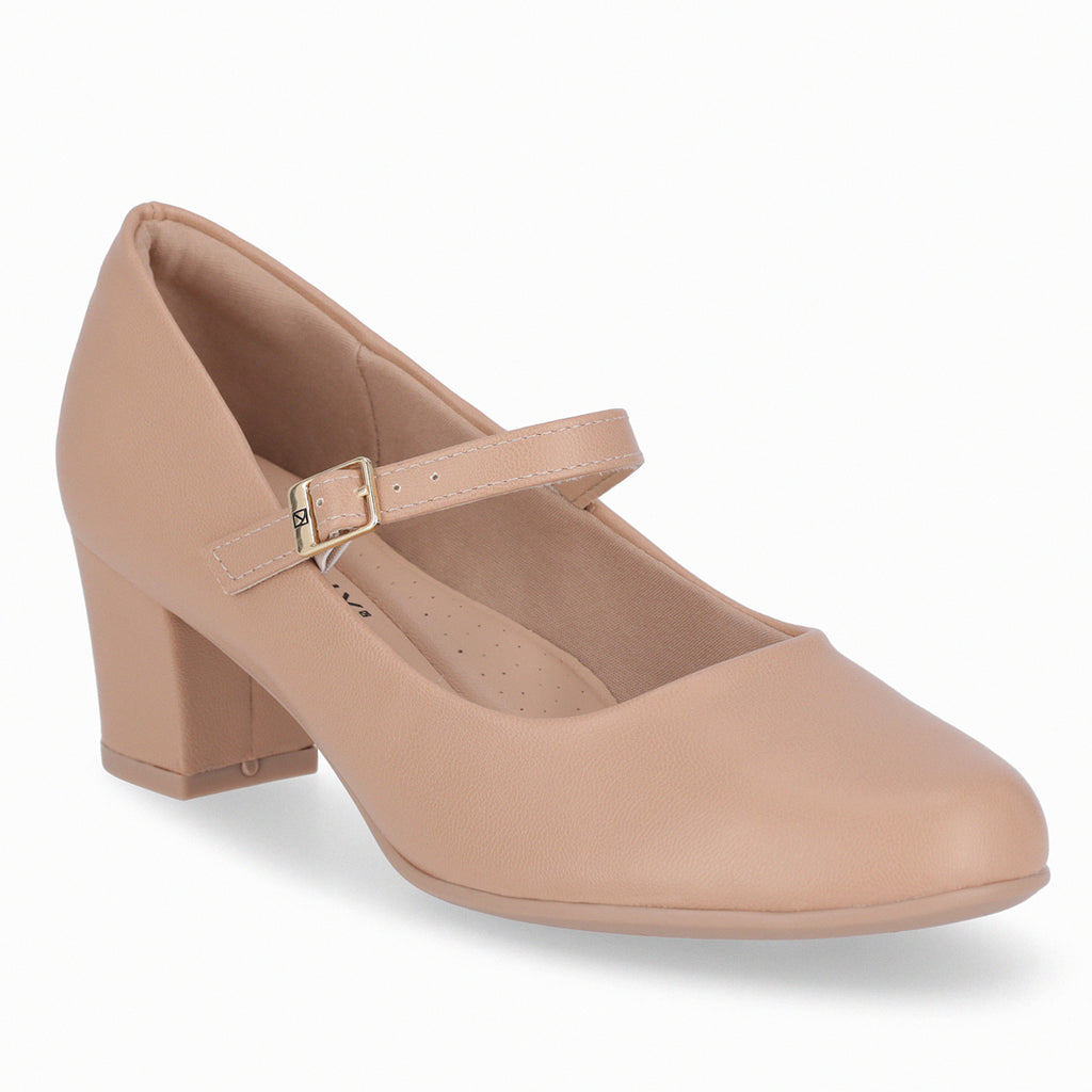 Zapato Mary Jane Mujer Nude Laura 01 Piccadilly