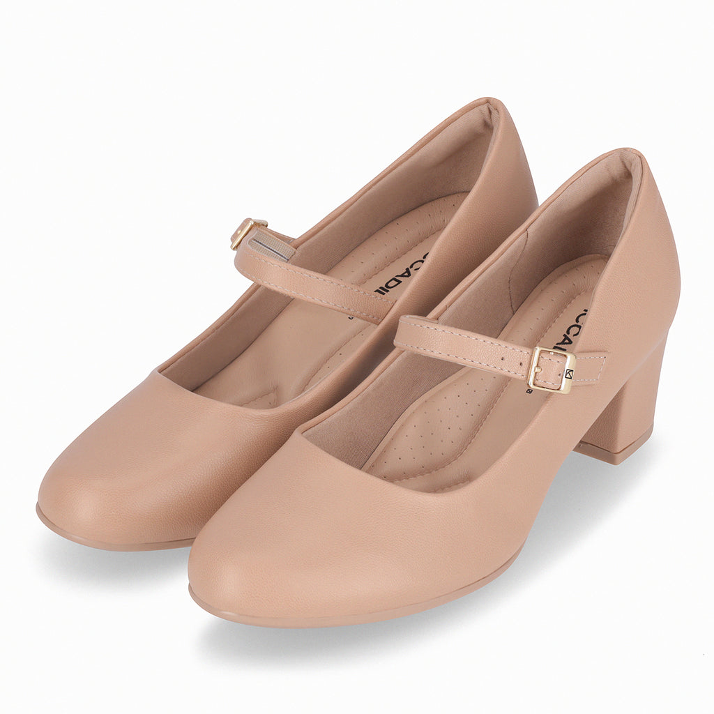 Zapato Mary Jane Mujer Nude Laura 01 Piccadilly