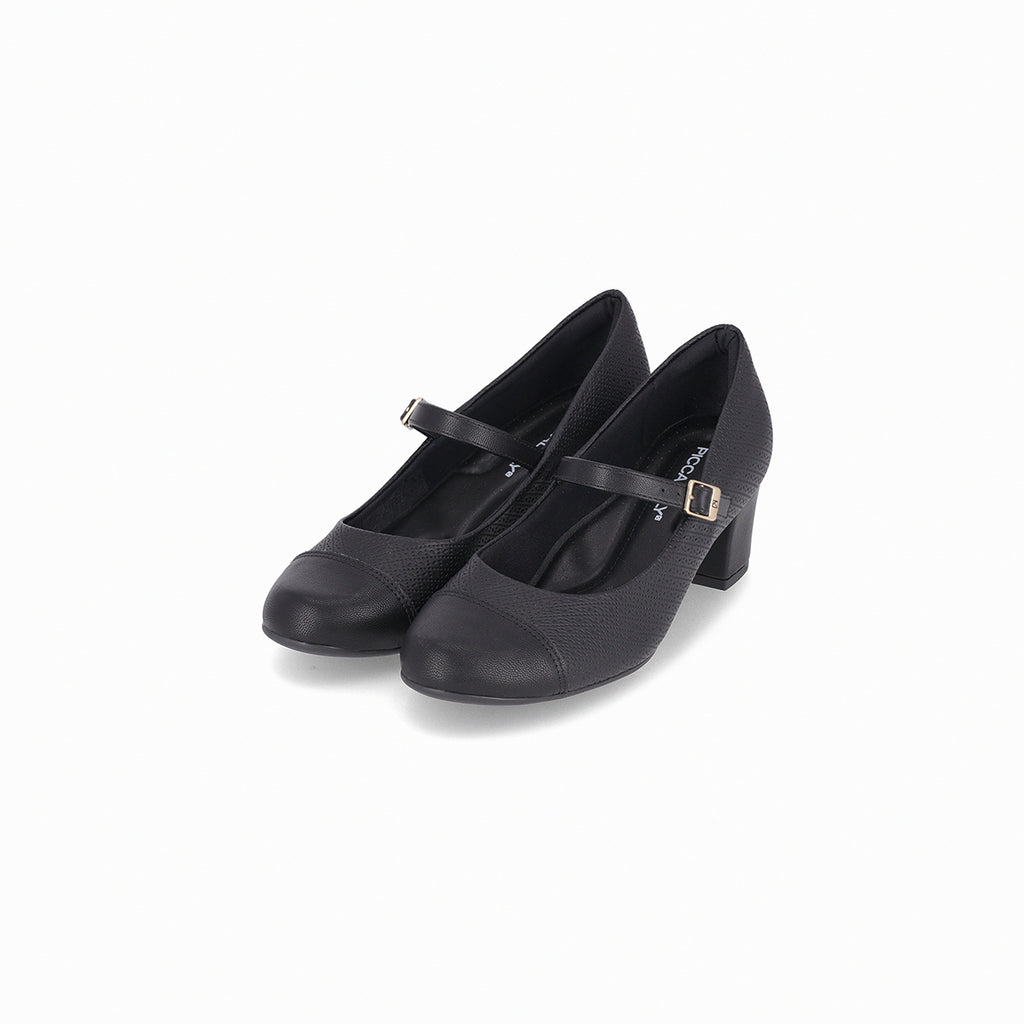 Zapato Mary Jane Mujer Negro Laura 22 Piccadilly