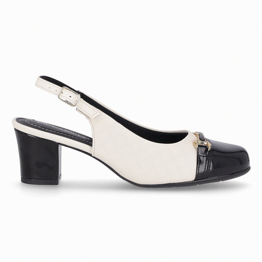 Zapato Mujer Negro/Blanco Laura 63 Piccadilly