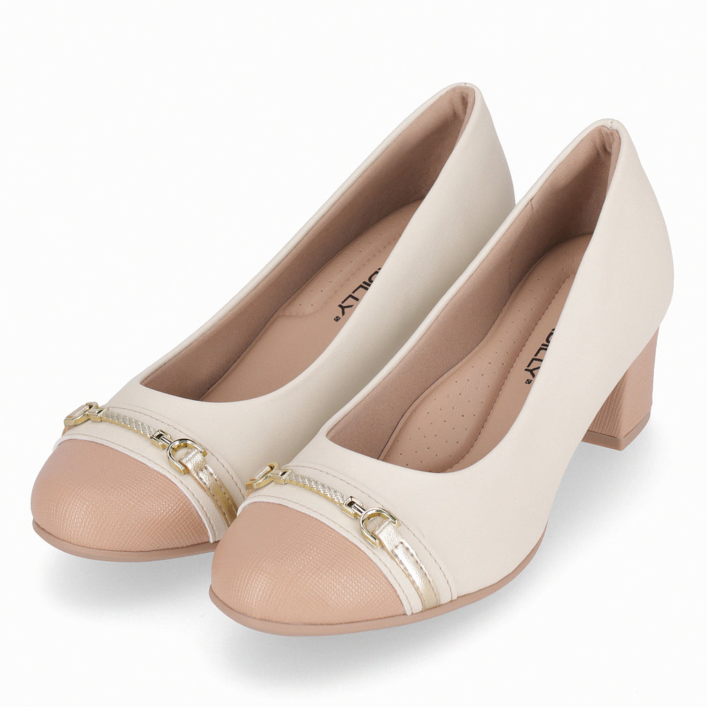 Zapato Mujer Nude/Crema Laura 02 Piccadilly