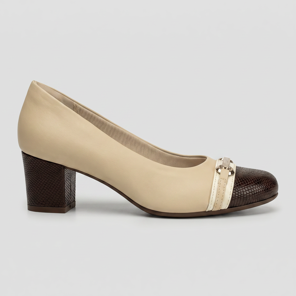 Zapato Mujer Nude/Chocolate Laura Piccadilly
