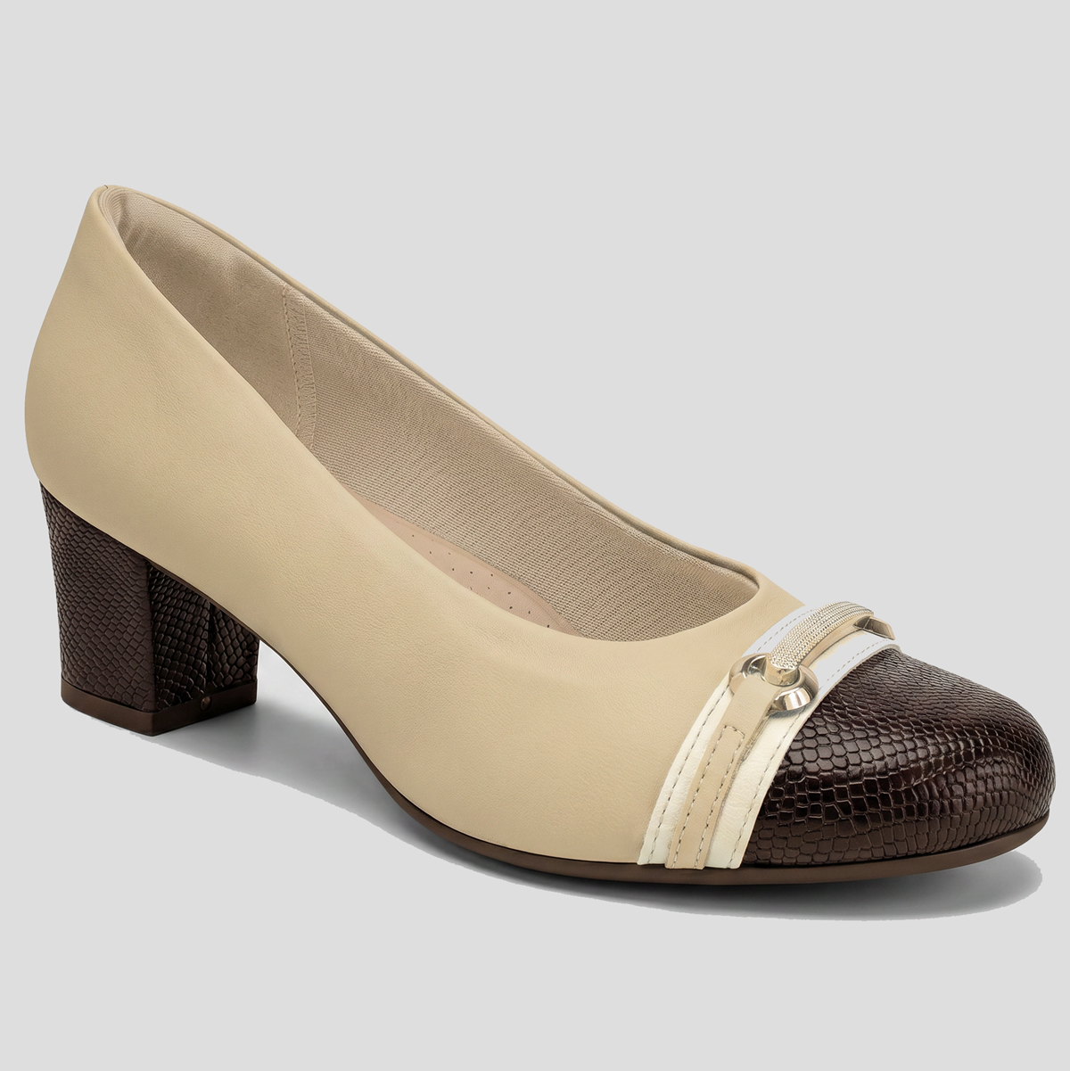 Zapato Mujer Nude/Chocolate Laura Piccadilly