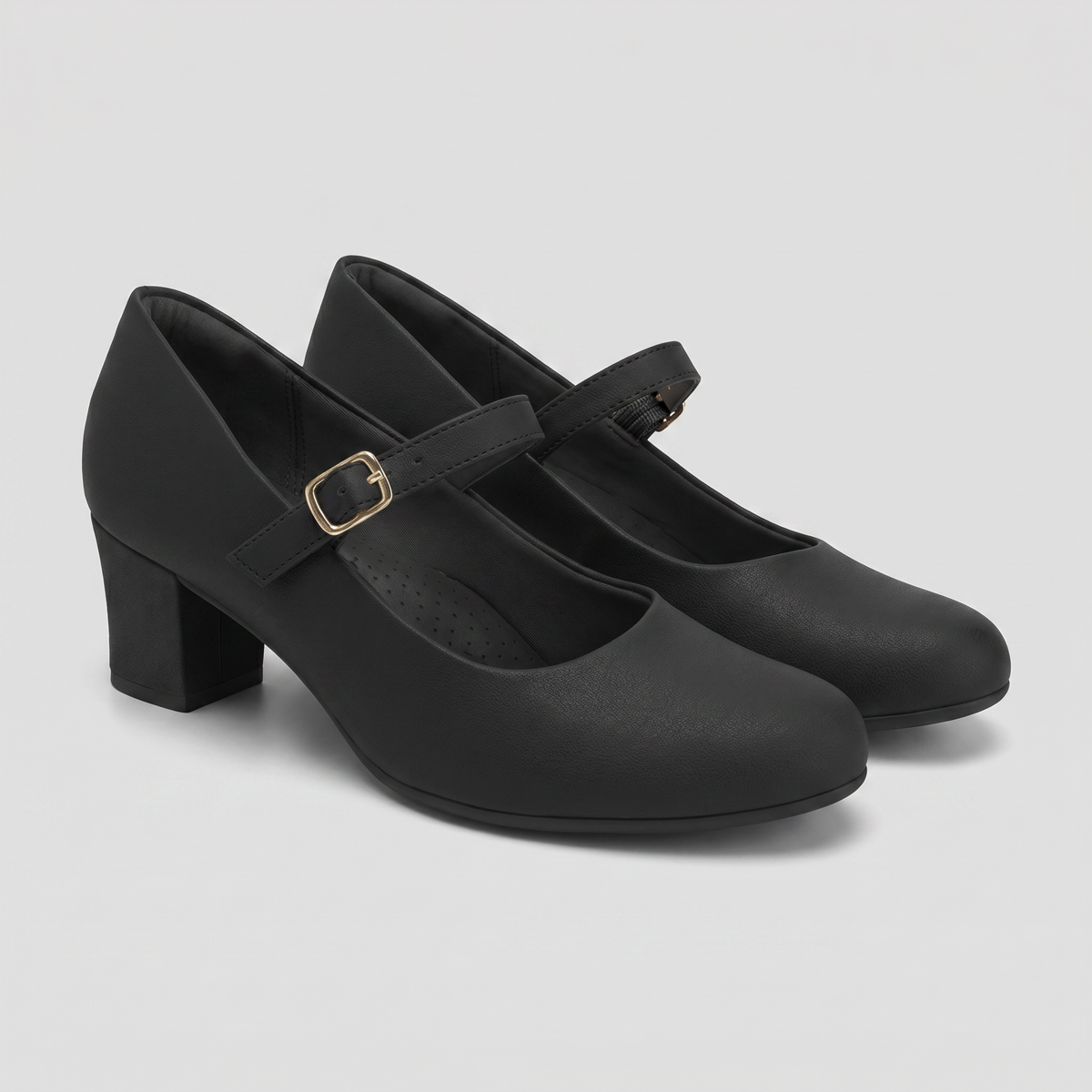 Zapato Mary Jane Mujer Negro Laura 04 Piccadilly