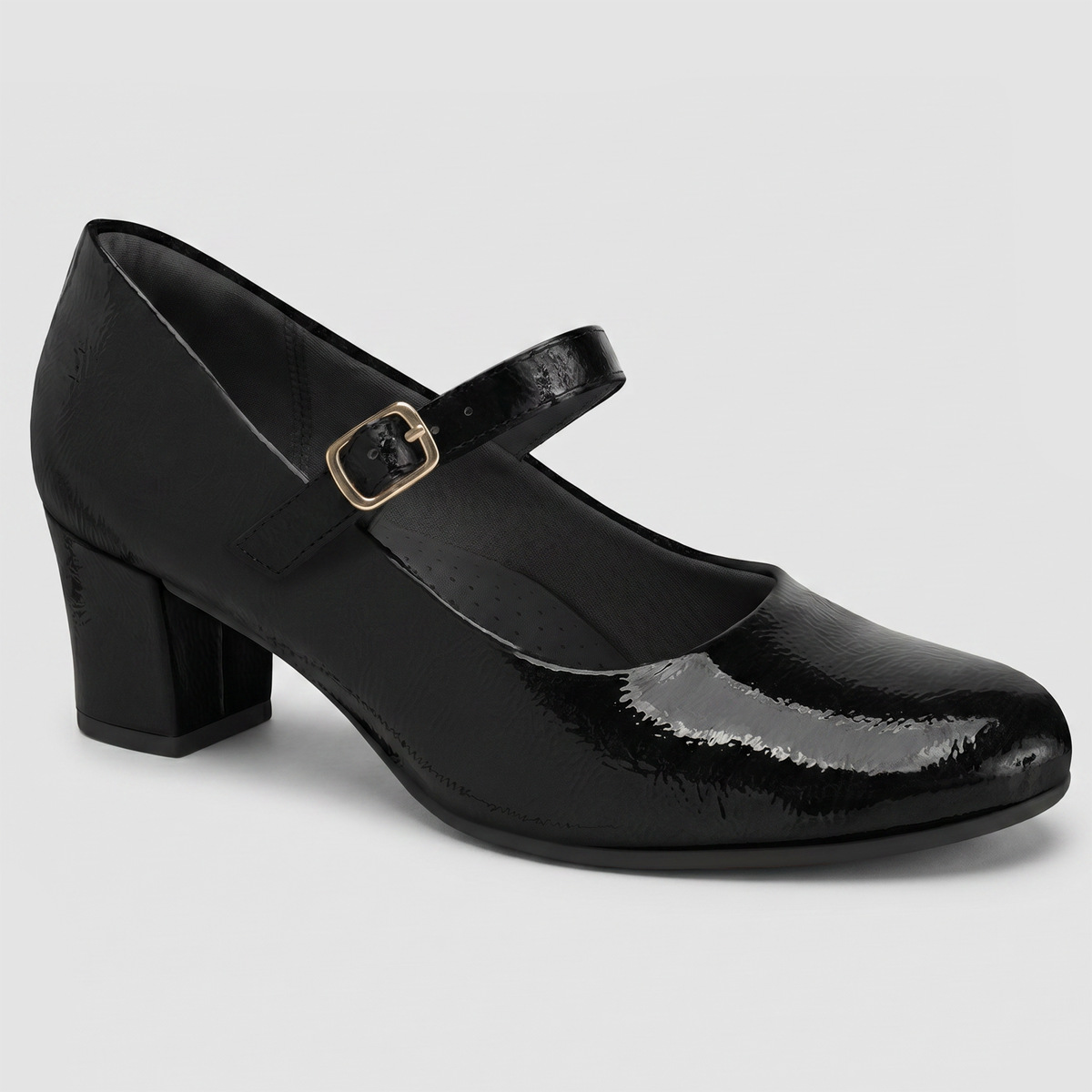 Zapato Mary Jane Mujer Negro/Charol Laura 04 Piccadilly
