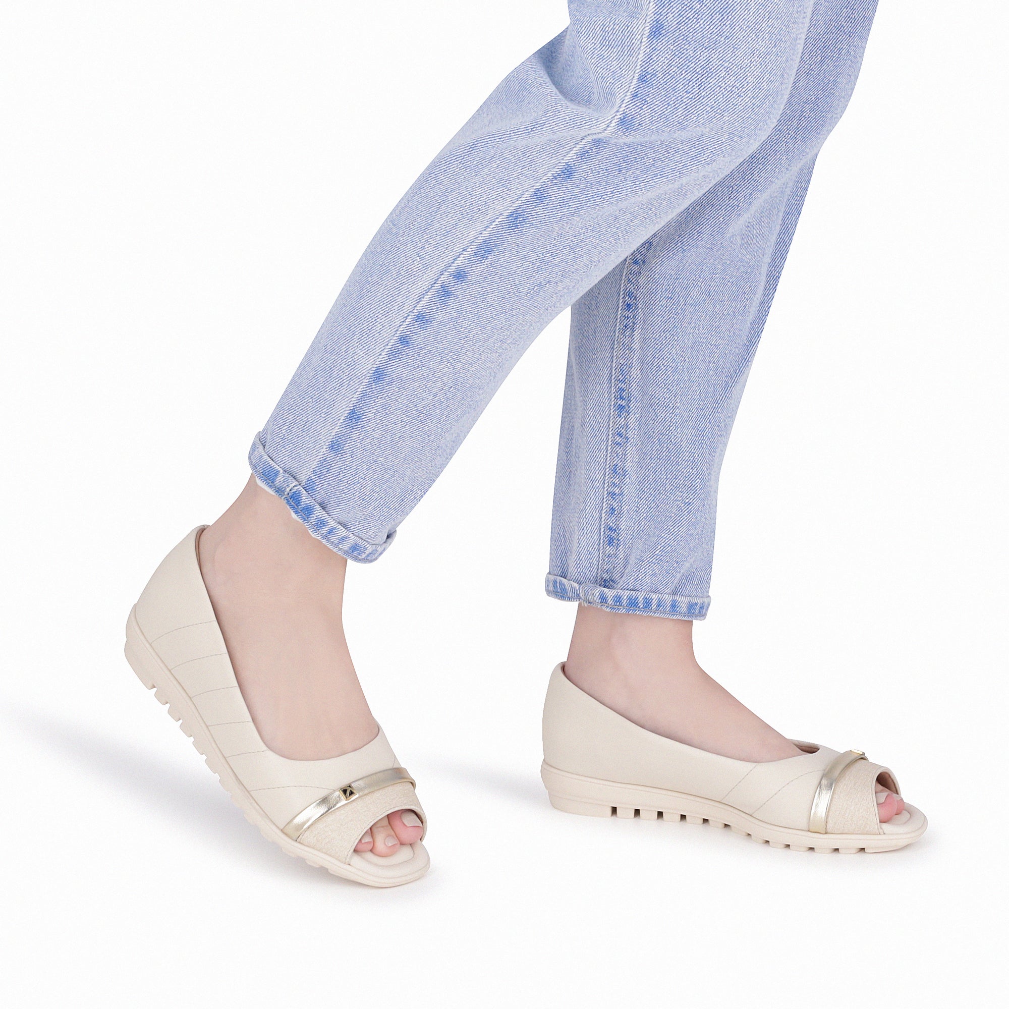 Zapato Mujer Crema Aline Piccadilly