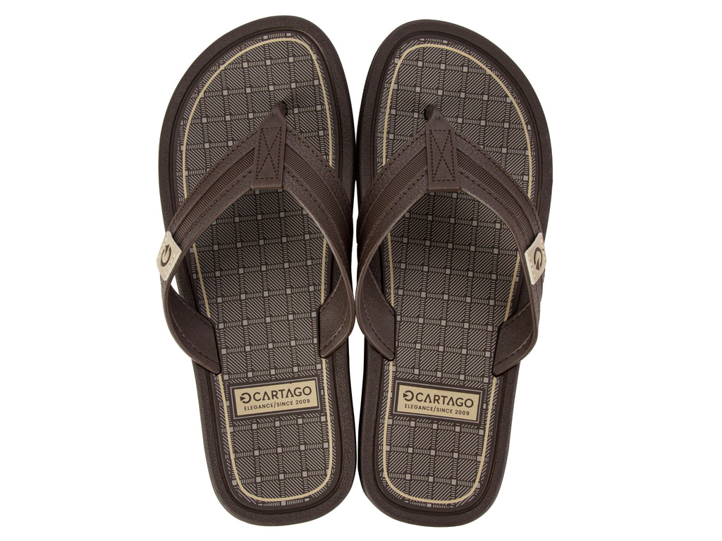 Sandalia Hombre Marrón/Beige Maiorca Cartago