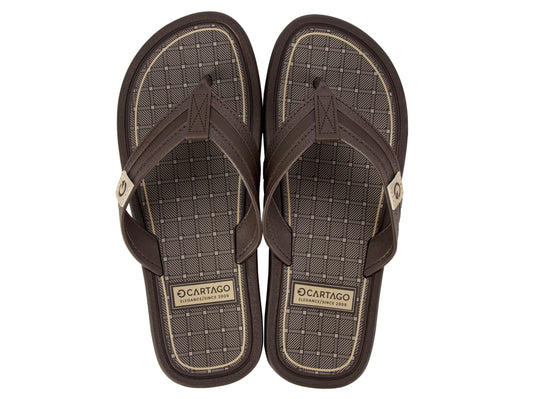 Sandalia Hombre Marrón/Beige Maiorca Cartago