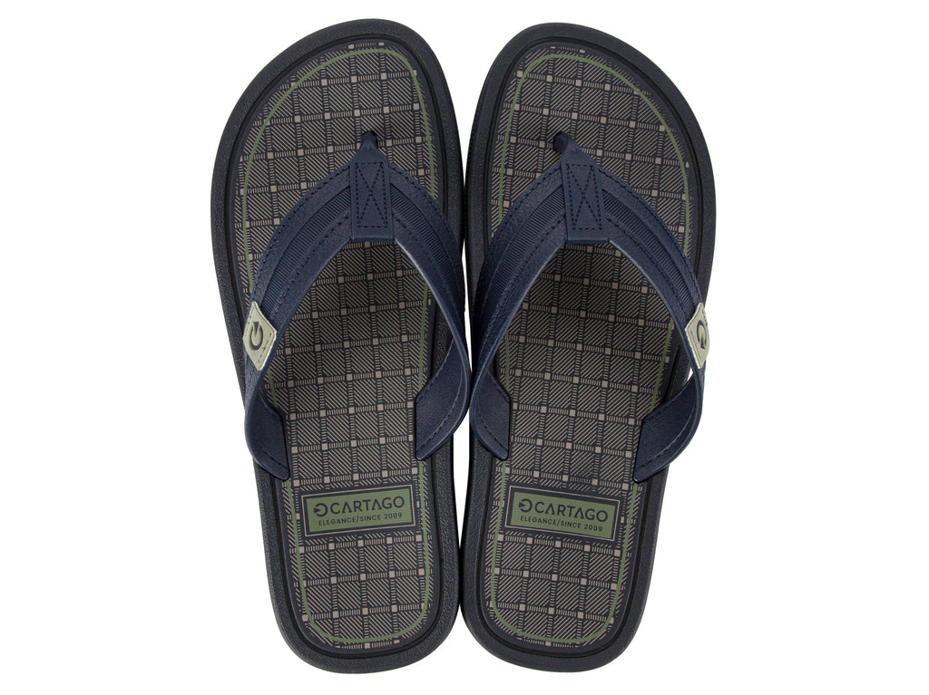 Sandalia Hombre Azul/Gris Maiorca Cartago