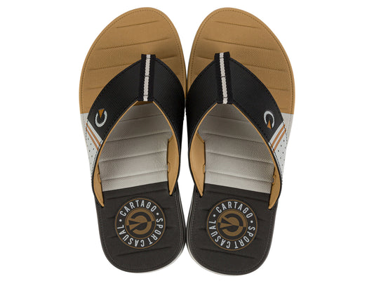 Sandalia Hombre Marrón Sevilha V  Cartago