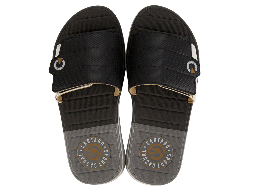 Sandalia Hombre Negro Sevilla Cartago