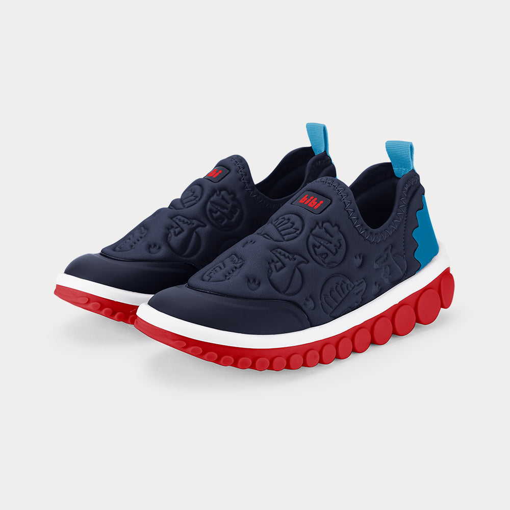 Zapatilla Infantil Azull Marino Dinosaurio Bibi