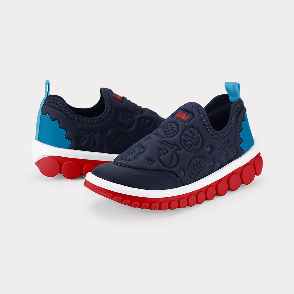 Zapatilla Infantil Azull Marino Dinosaurio Bibi