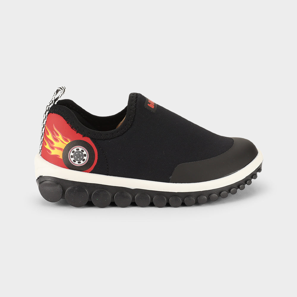 Zapatilla Infatil Negro/Rojo Roller 2.0 Bibi