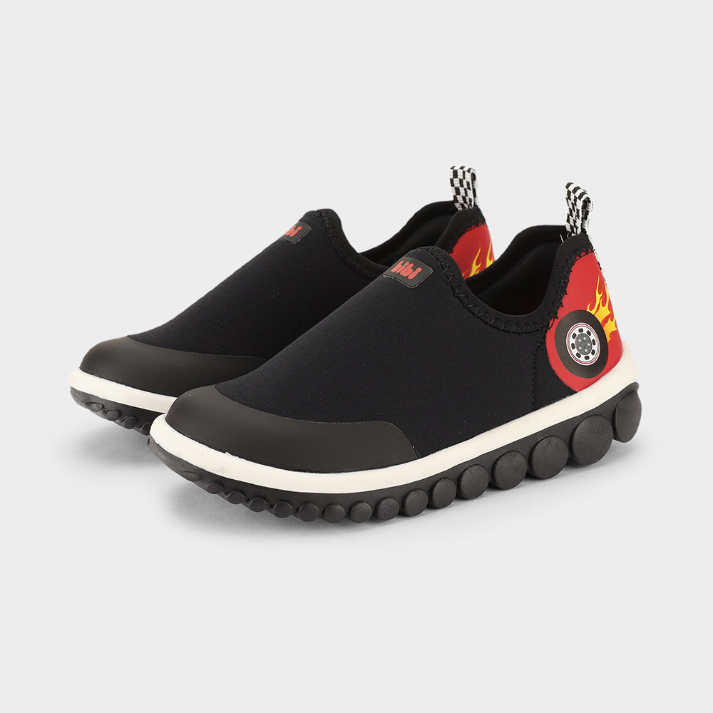 Zapatilla Infatil Negro/Rojo Roller 2.0 Bibi