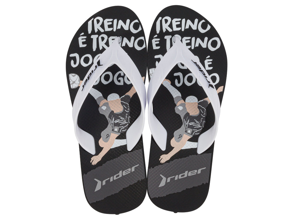 Sandalia Street Negro/Blanco  Rider