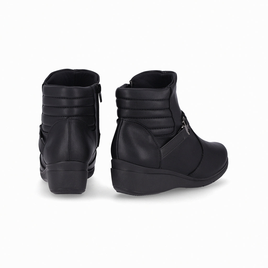 Bota Mujer Anabela Beth Negro Piccadilly