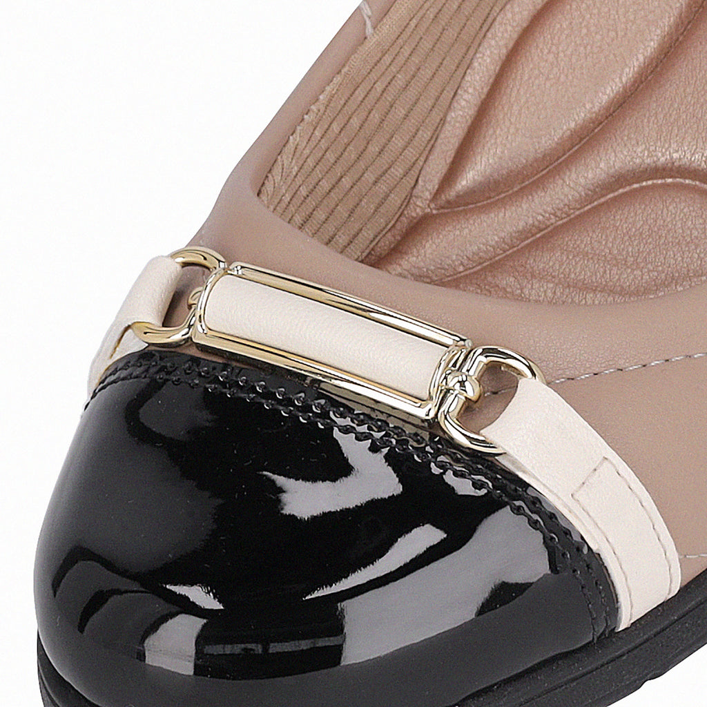 Zapato Mujer Negro/Nude Beth 931 Piccadilly