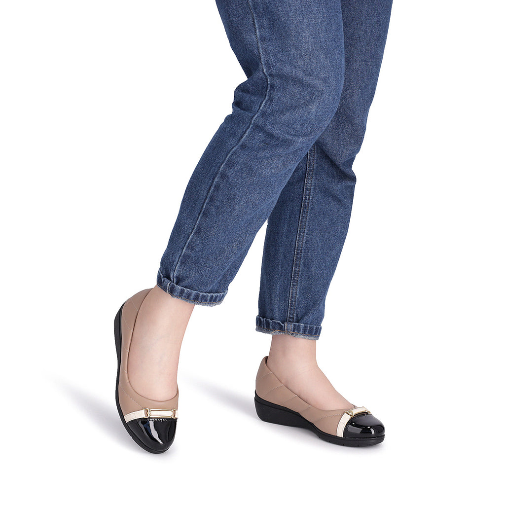 Zapato Mujer Negro/Nude Beth 931 Piccadilly