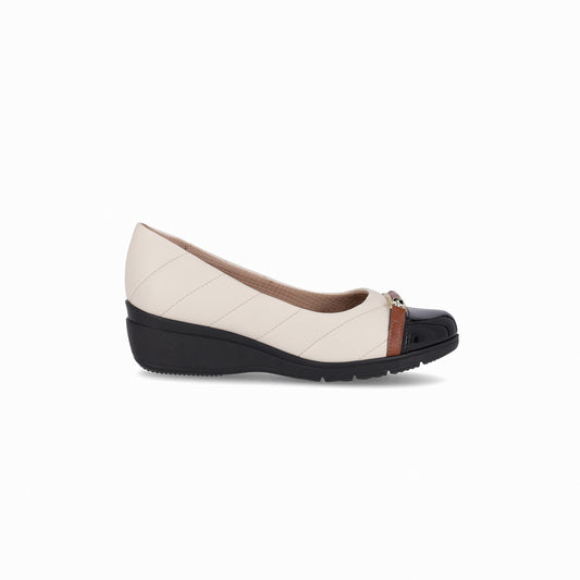Zapato Mujer Negro/Crema Beth 93 Piccadilly