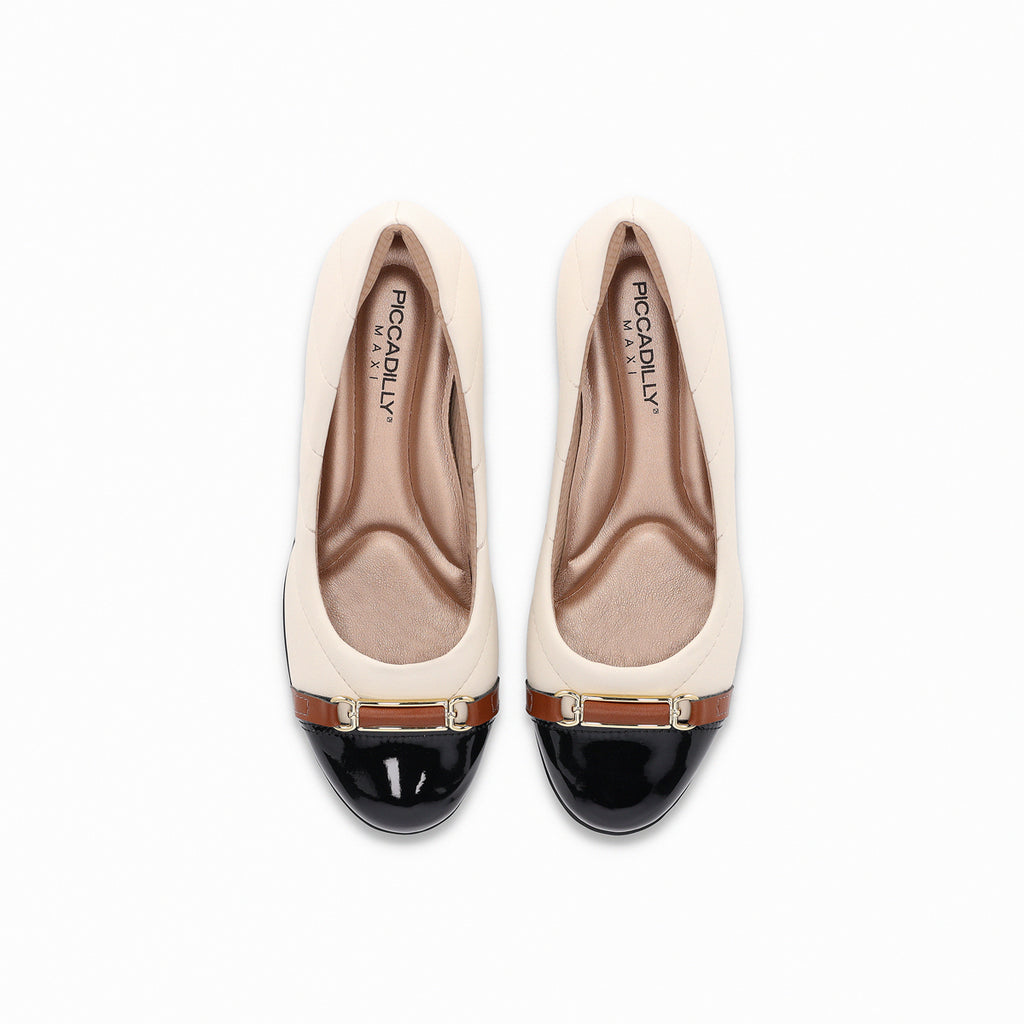 Zapato Mujer Negro/Crema Beth 93 Piccadilly