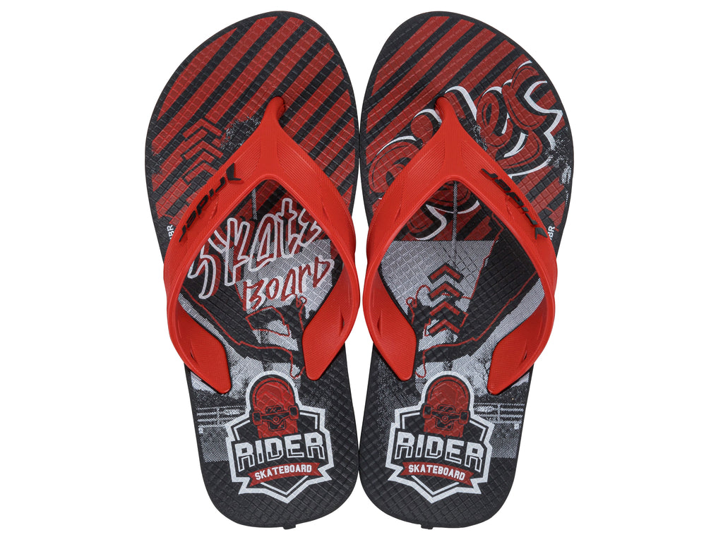 Sandalia Niño Negro/Rojo Street Joy Rider