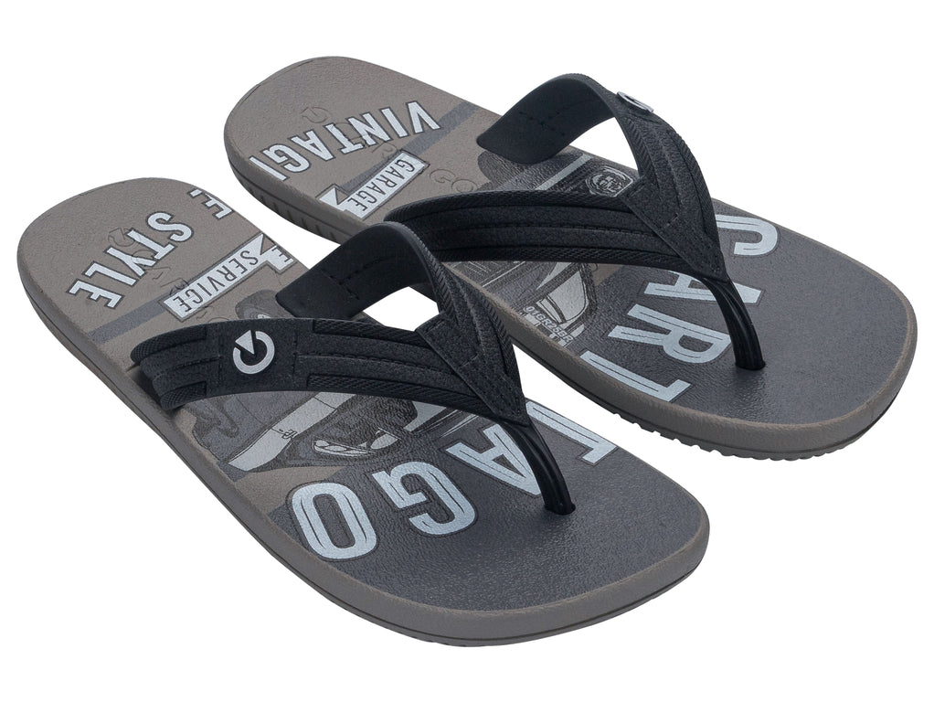 Sandalia Infantil Gris/Negro Atlanta Cartago