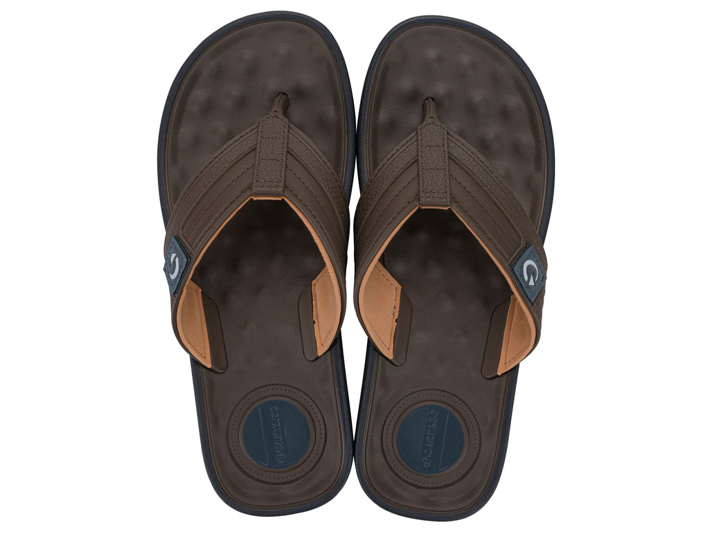 Sandalia Hombre Café/Beige Alabama Thong Cartago