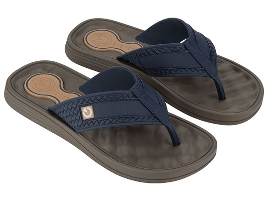 Sandalia Hombre Café/Azul Egeu 084 Cartago