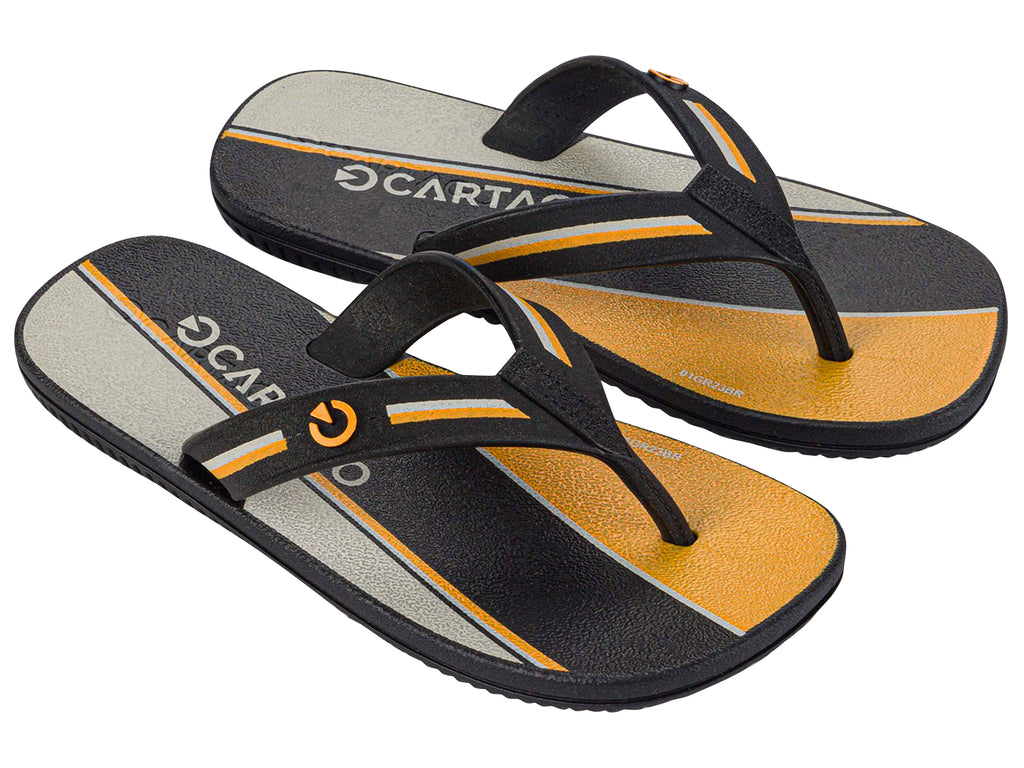 Sandalia Niño Negro/Amarillo Dakar Cartago