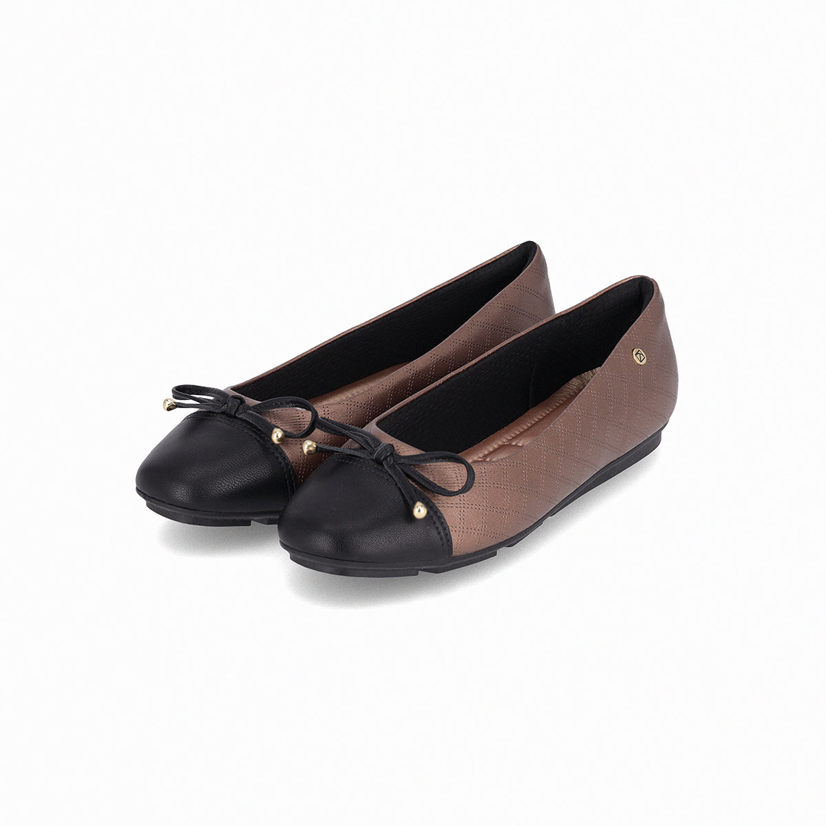 Ballerina Mujer Negro/Bronce Michelle 02 Piccadilly