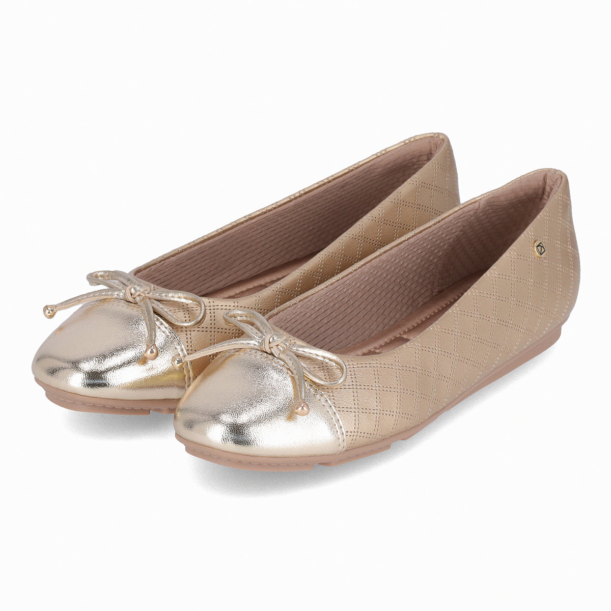 Ballerina Mujer Dorado/Charol Michelle Piccadilly