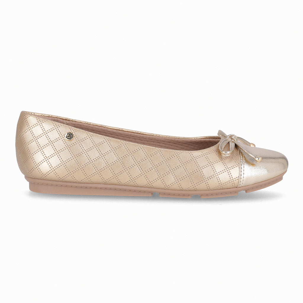 Ballerina Mujer Dorado/Charol Michelle Piccadilly