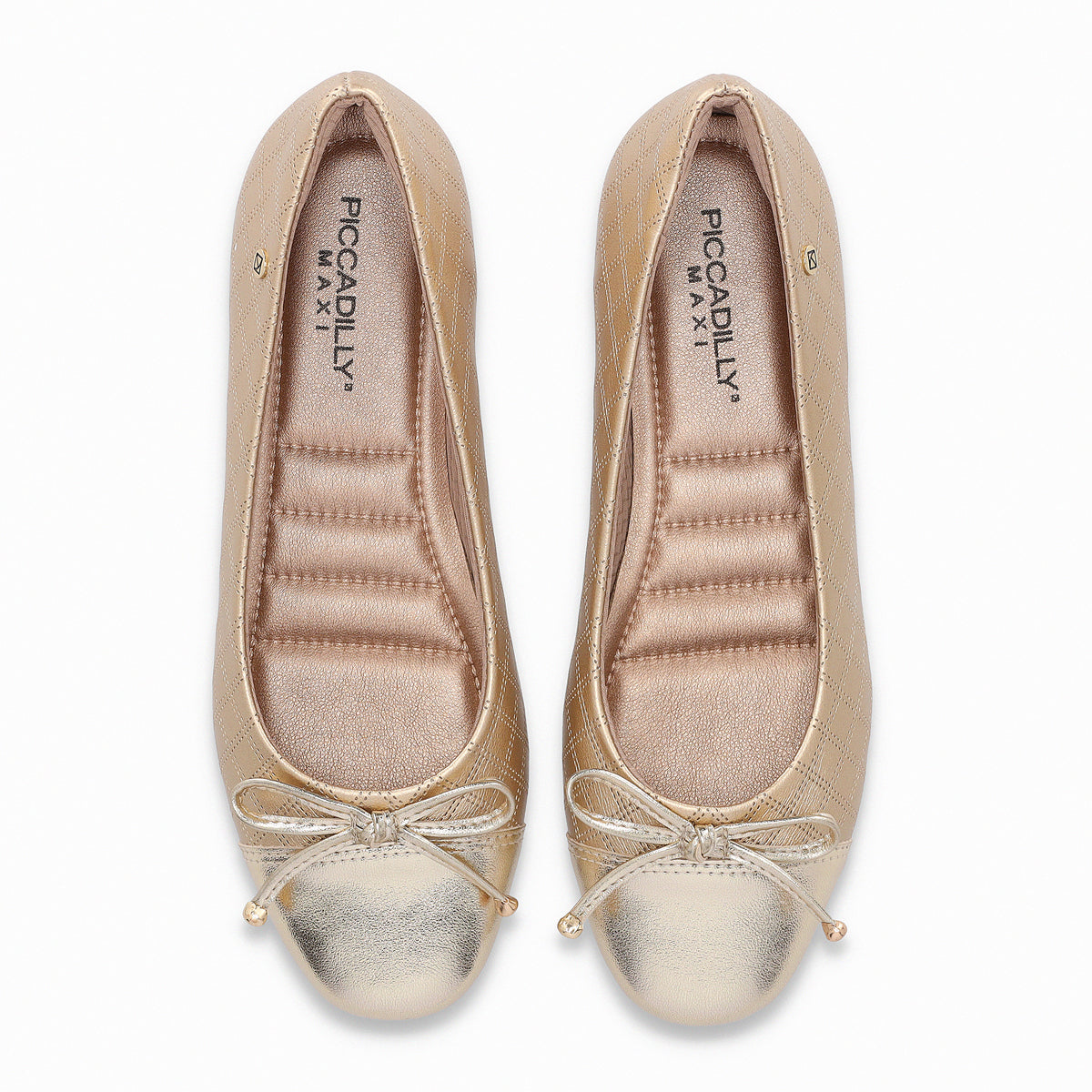 Ballerina Mujer Dorado/Charol Michelle Piccadilly