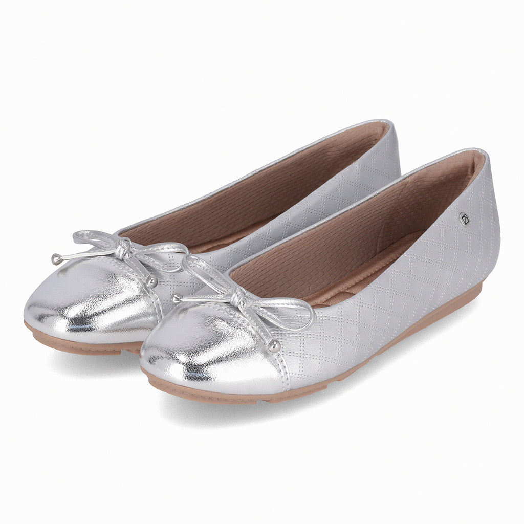 Ballerina Mujer Plateado Michelle Piccadilly