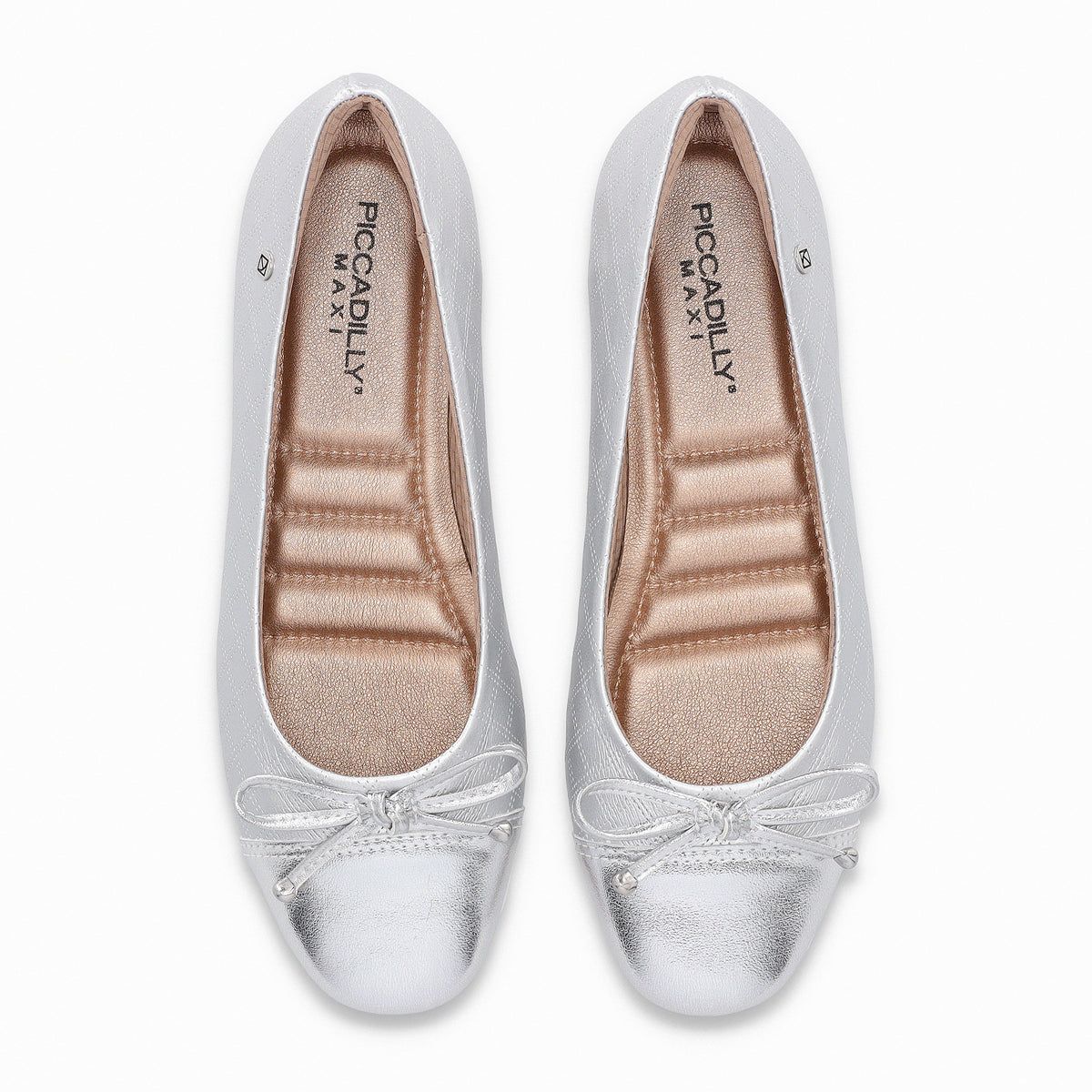 Ballerina Mujer Plateado Michelle Piccadilly