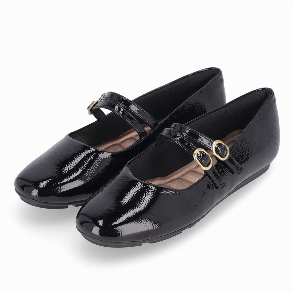 Ballerina Mary Jane Mujer Negro Michelle Piccadilly