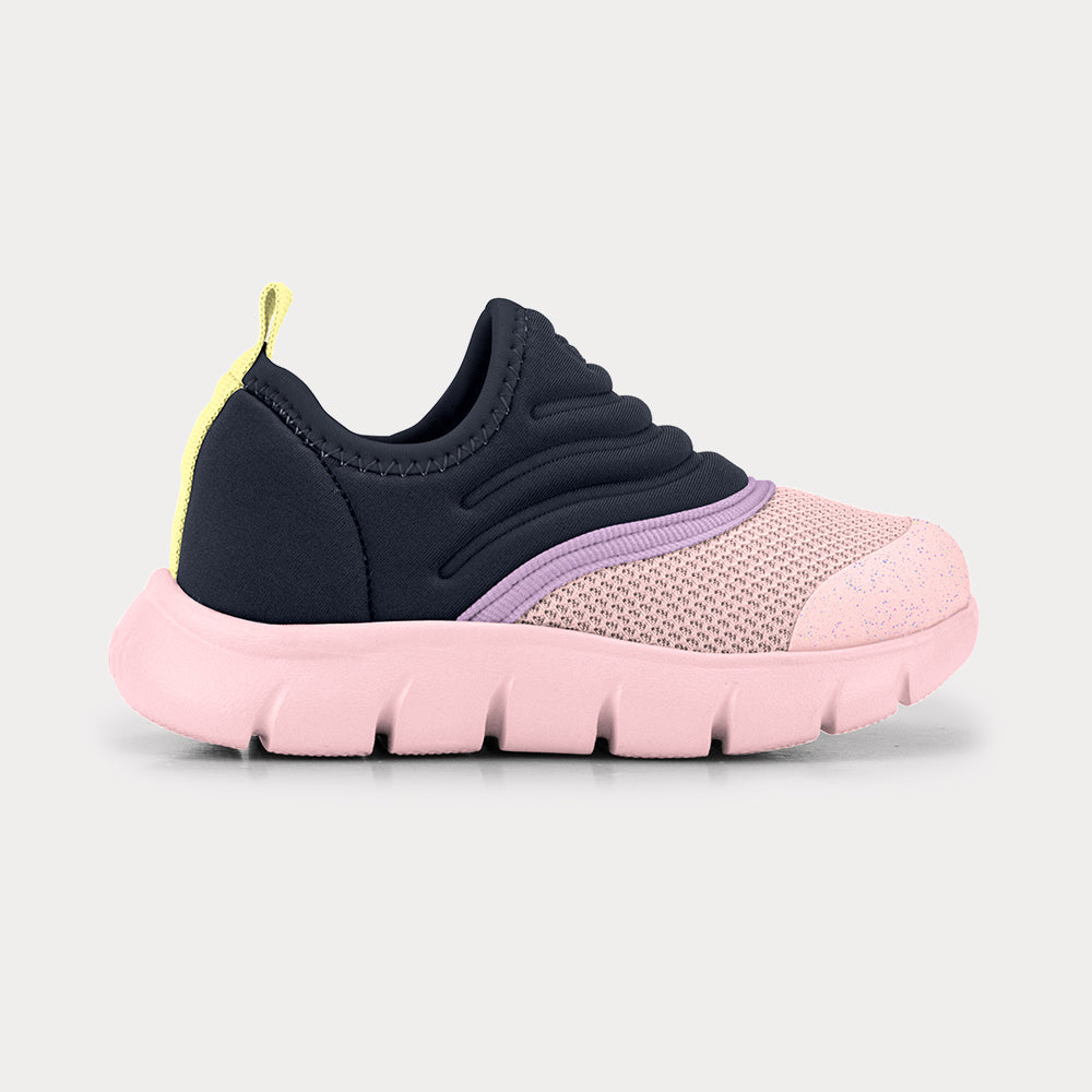 Zapatilla Bebé Azul Marino/Rosa Energy Bibi