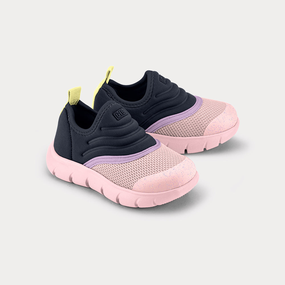 Zapatilla Bebé Azul Marino/Rosa Energy Bibi