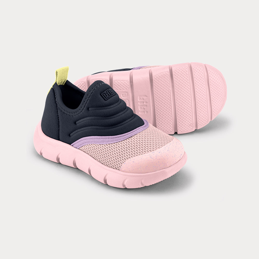 Zapatilla Bebé Azul Marino/Rosa Energy Bibi