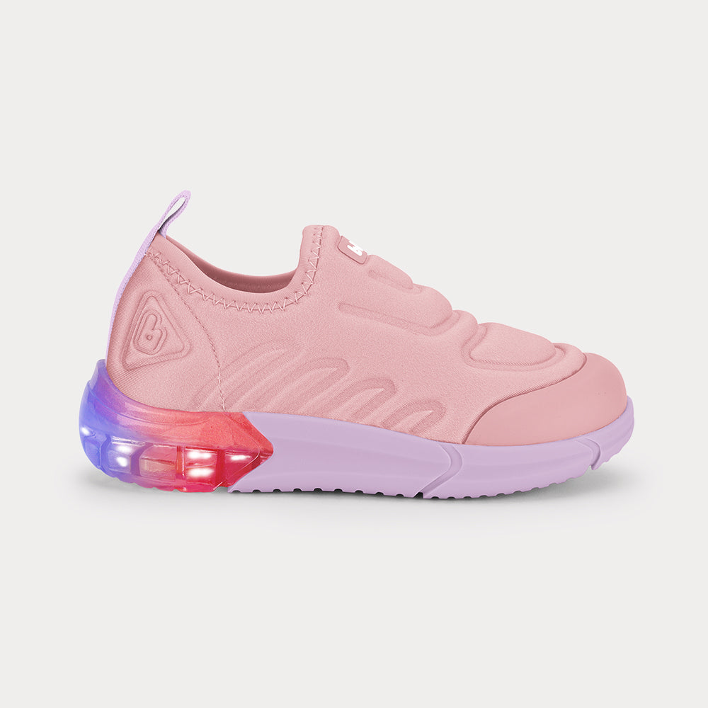 Zapatilla Infantil Plateado/Rosa Space Bibi