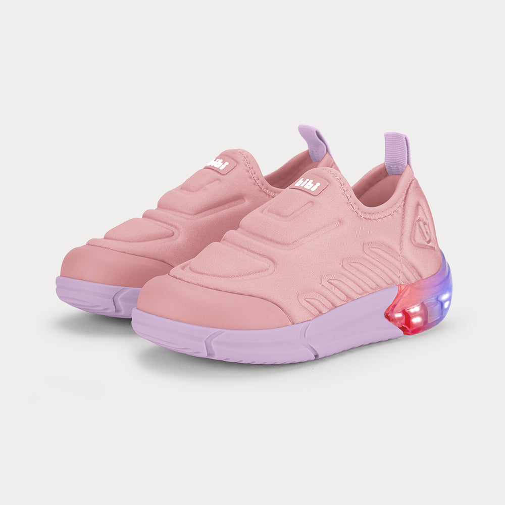Zapatilla Infantil Plateado/Rosa Space Bibi
