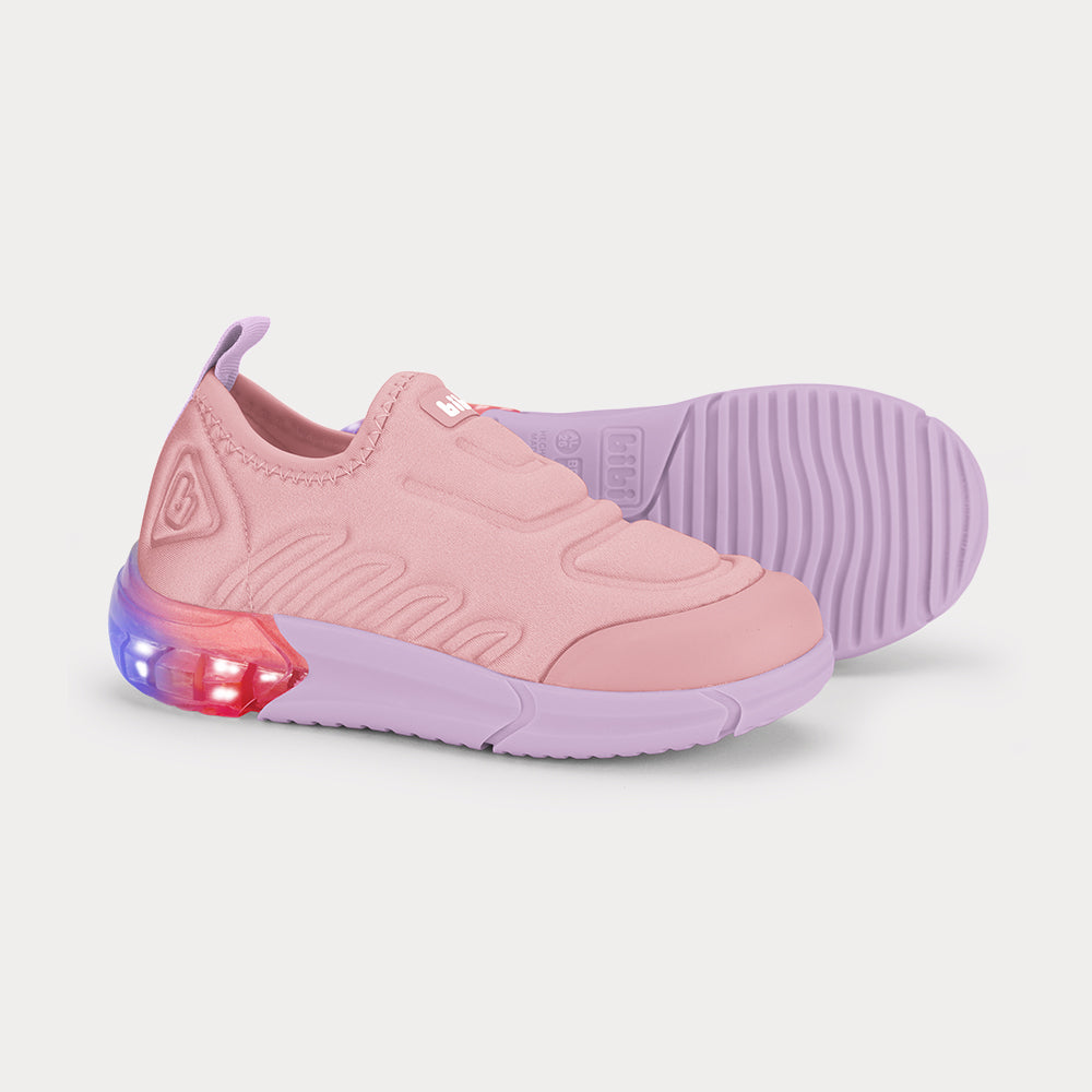 Zapatilla Infantil Plateado/Rosa Space Bibi