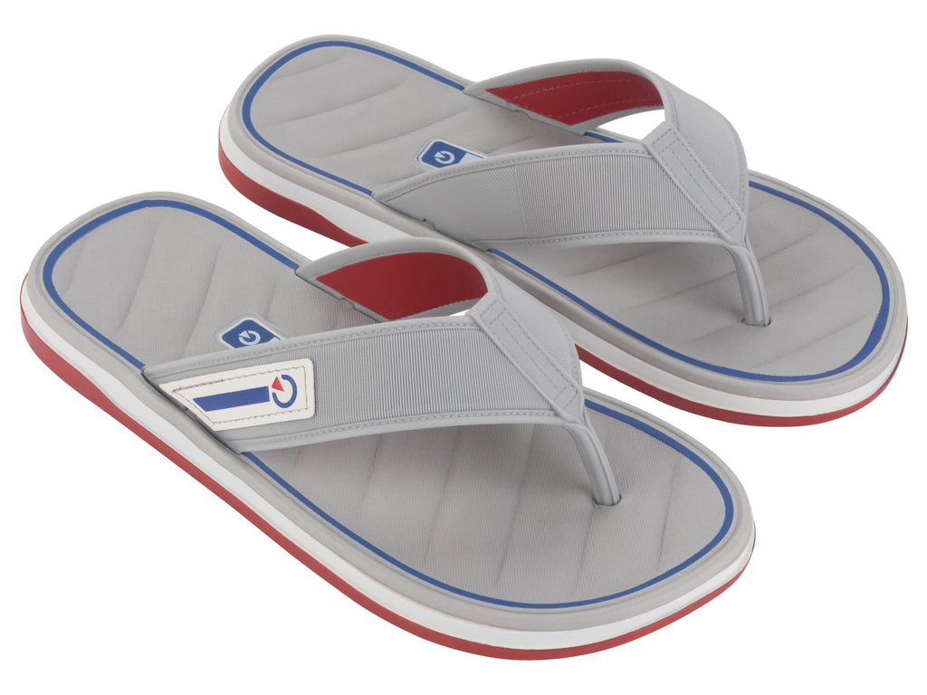 Sandalia Hombre Blanco/Gris  Malaga Cartago