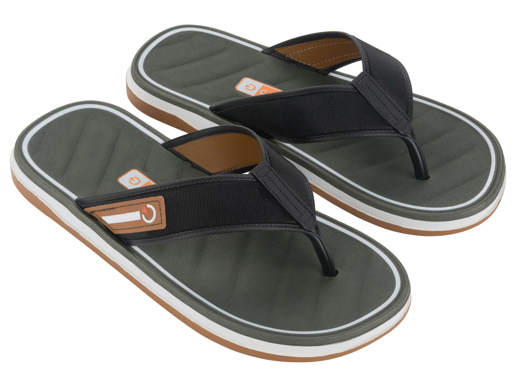 Sandalia Hombre Blanco/Verde Malaga Cartago