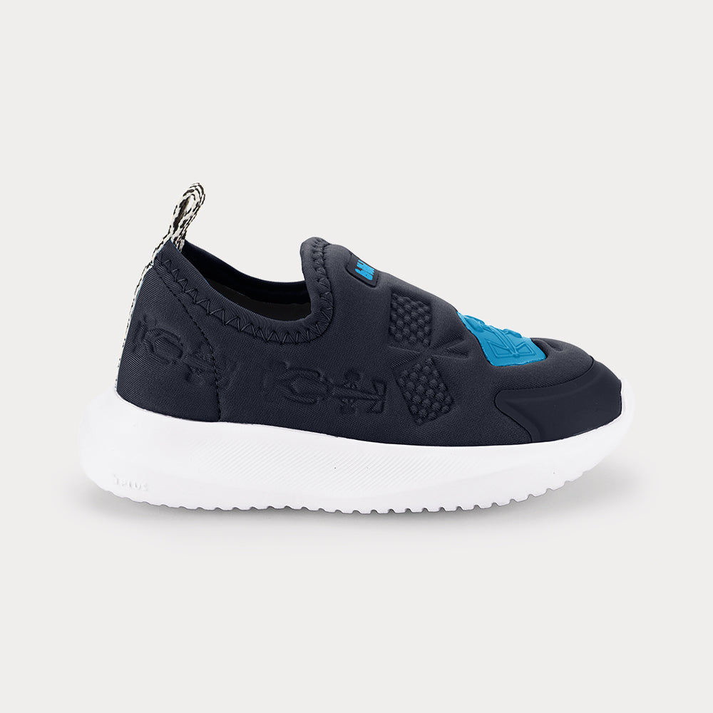 Zapatilla Infantil Azul/Negro Flash Bibi