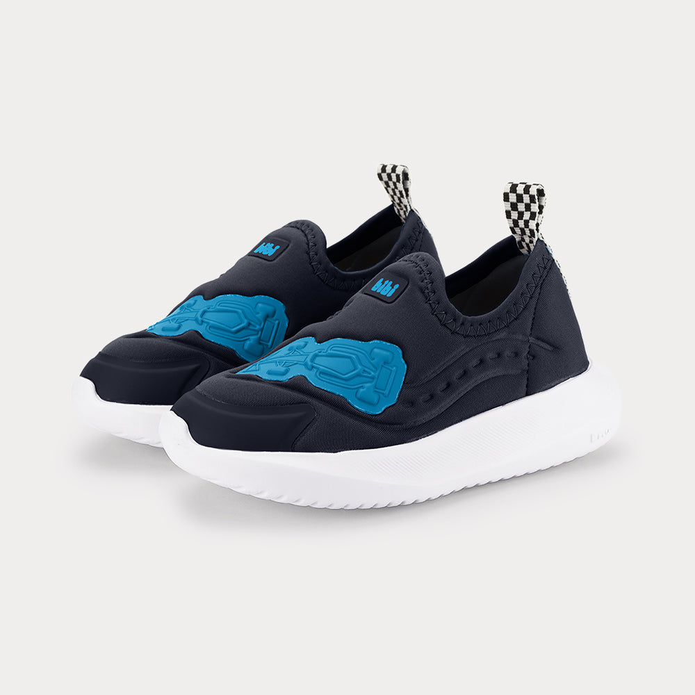 Zapatilla Infantil Azul/Negro Flash Bibi